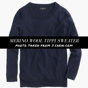 J. Crew | Merino wool Tippi sweater | NAVY